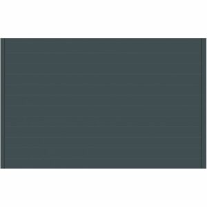 Aluminium rabat wand | 2000 x 1920 mm | incl. F-profiel