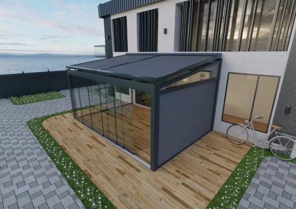 Zonwering boven/onder | 3000 x 4500 mm