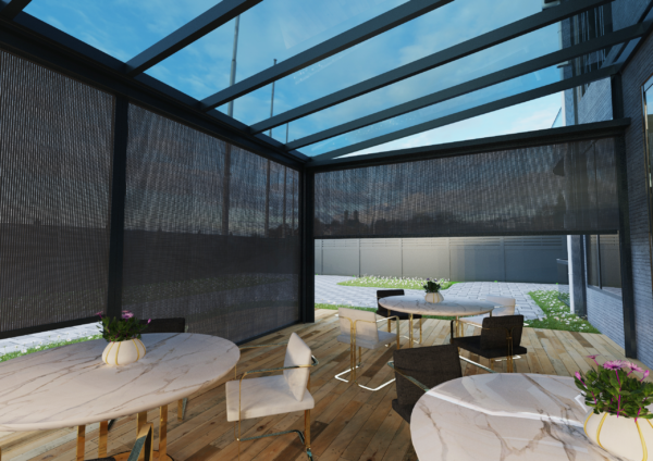 ZIP Screen | 1500 x 1500 mm - Afbeelding 2