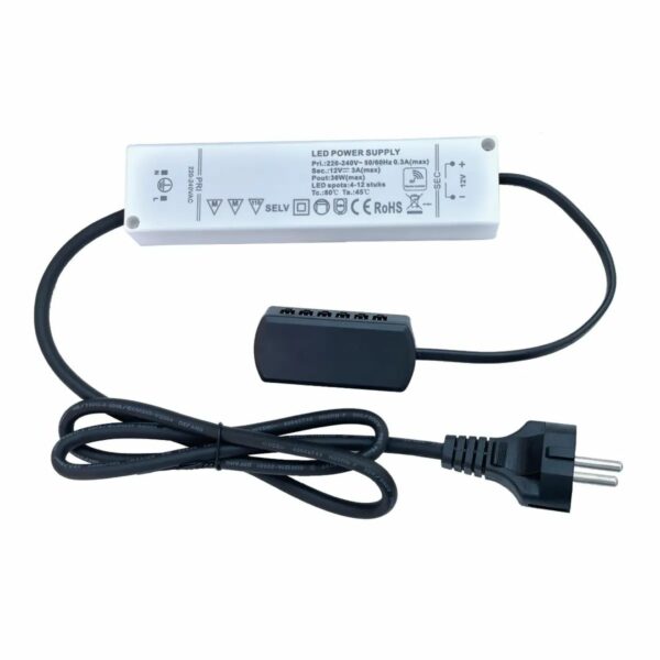 LED transformator | connector 12-gats