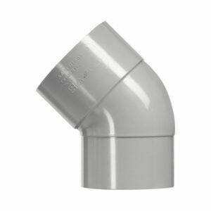 PVC 45° bocht | Ø80 mm | p/st.